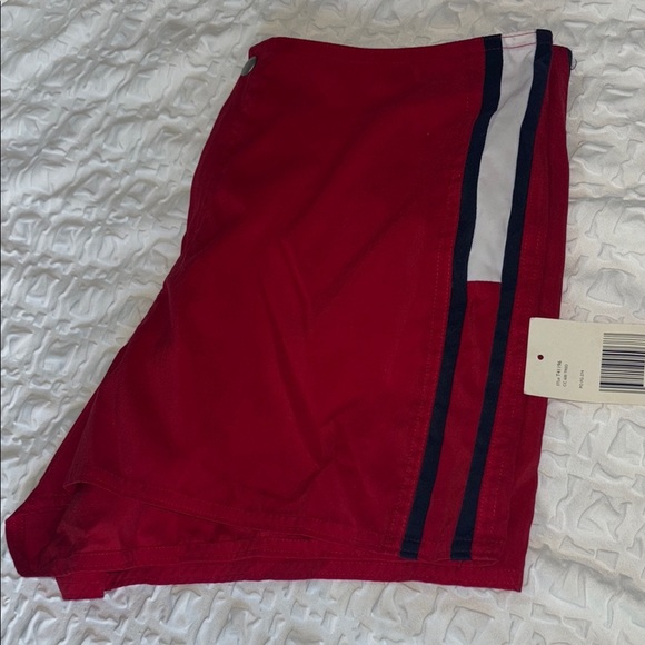 Tommy Hilfiger Red Performance Athletic Shorts - Picture 8 of 8